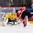 PRAGUE, CZECH REPUBLIC - MAY 6: Canada's Taylor Hall #4 scores a penalty shot goal against Sweden's Anders Nilsson #31 during preliminary round action at the 2015 IIHF Ice Hockey World Championship. (Photo by Andre Ringuette/HHOF-IIHF Images)

